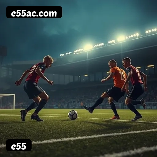 Catálogo e55 com mais de 3.100 jogos — Pragmatic Play, Evolution, NetEnt e fornecedores certificados